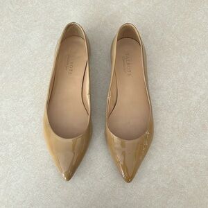 Talbot’s warm taupe flats